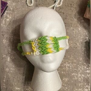 Handmade Knitted Cotton Nosewarmer NWOT